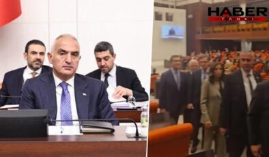 Meclis'te Bakan Ersoy'a 'Kartalkaya' protestosu: Vekiller salonu terk etti