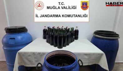 Muğla’da yılbaşı öncesi operasyon: 1 ton sahte içki ele geçirildi