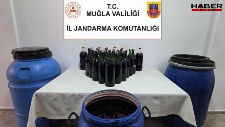 Muğla’da yılbaşı öncesi operasyon: 1 ton sahte içki ele geçirildi