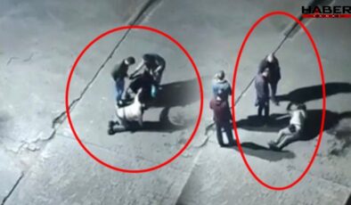 Otoparkta gece yarısı dehşet! Engelli adamı böyle dövdüler