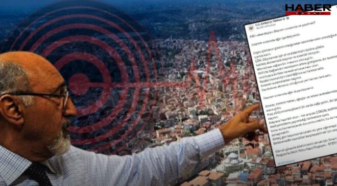 Prof. Bektaş: 'Amerikalıların deprem uyarısı tesadüf değil'