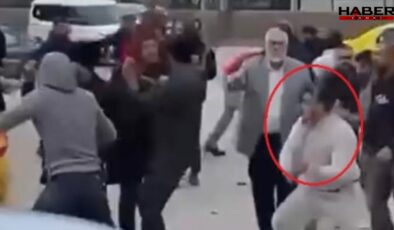 Resmen meydan savaşına çıktılar: Demir sopa ve yumruklarla birbirine saldırdılar