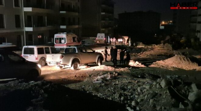 TOKİ inşaatında feci kaza: 1 ölü