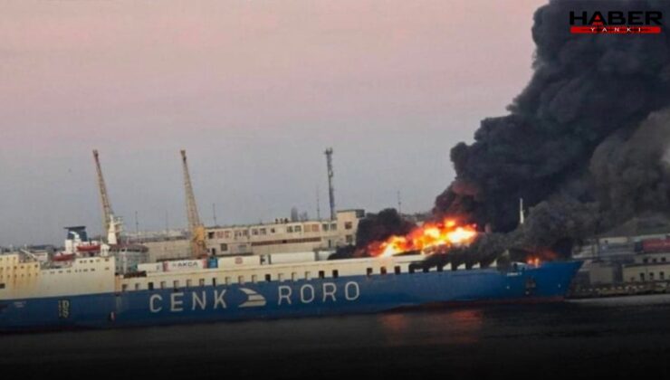Ukrayna seferi yapan Türk gemisi vuruldu