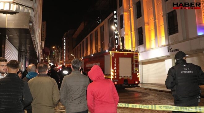 Van’da otel restoranında yangın paniği