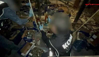 Yılbaşı öncesi sahte ve kaçak içki operasyonu: 3 tutuklama