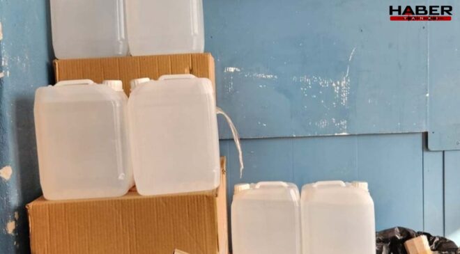 Yılbaşına sayılı günler kala dev sahte alkol operasyonu!