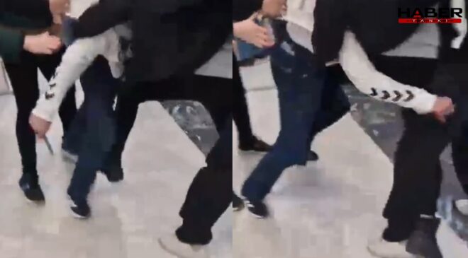 AVM'de küçük çocukların dehşete düşüren görüntüleri