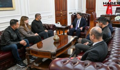 Bakan Tunç, Rojin'in babası ile bir araya geldi