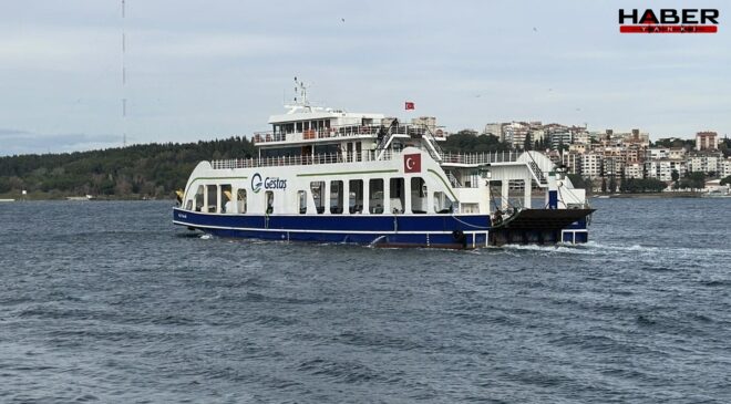 Bozcaada ve Gökçeada'ya feribot seferleri olumsuz hava nedeniyle iptal edildi