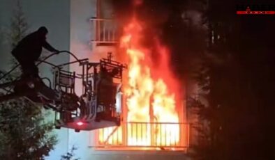 Bursa'da korkutan yangın: 1'i çocuk 3 kişi hastaneye kaldırıldı