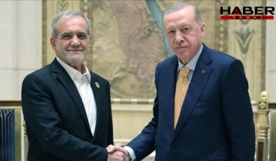 Cumhurbaşkanı Erdoğan, İran Cumhurbaşkanı Pezeşkiyan görüştü