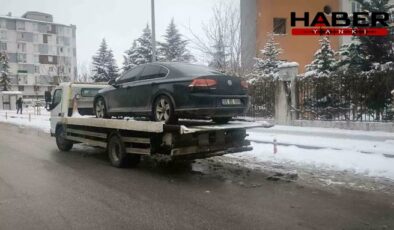 DEM Partili belediye başkanının makam aracı trafikte haczedildi