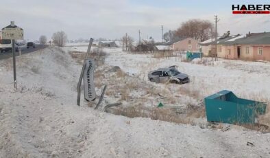 Erzurum'da otomobil şarampole devrildi: 1 ölü, 4 yaralı