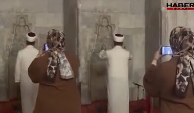 Etkileşim uğruna bunu da yaptılar! Camideki bu görüntülere tepki yağıyor