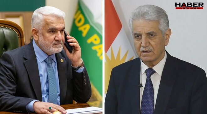 HÜDA PAR Genel Başkanı Yapıcıoğlu, Suriye Kürt Ulusal Konseyi Başkanı İsmail ile görüştü