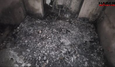 İnşaatta çıkan yangında evsiz adamın cansız bedeni bulundu!