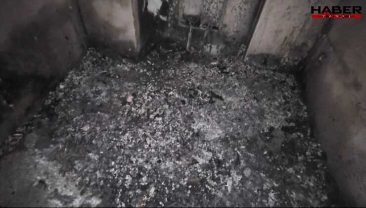 İnşaatta çıkan yangında evsiz adamın cansız bedeni bulundu!