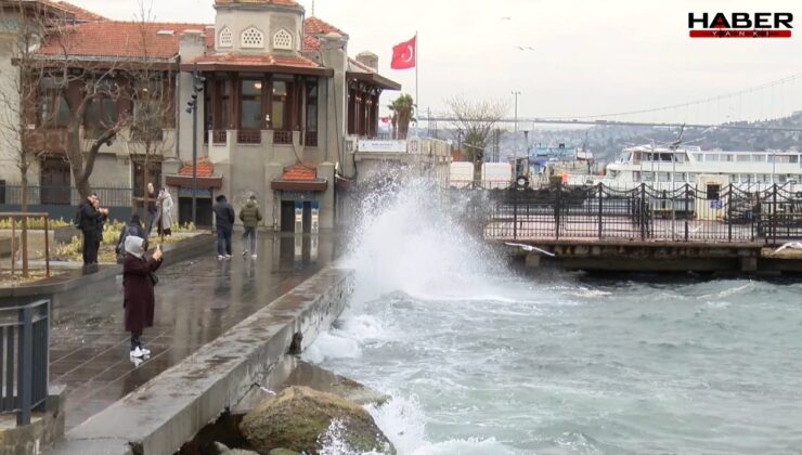 İstanbul'da lodos etkili oluyor