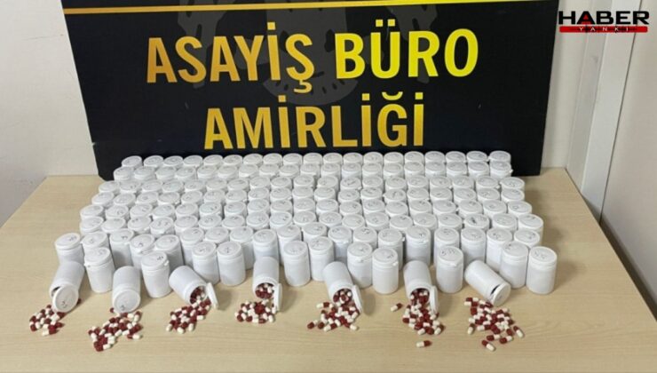 İzmir'de 8 bin uyuşturucu ecza ele geçirildi