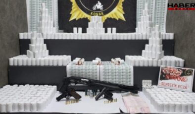 İzmir'de operasyon: 100 binden fazla uyuşturucu hap ele geçirildi