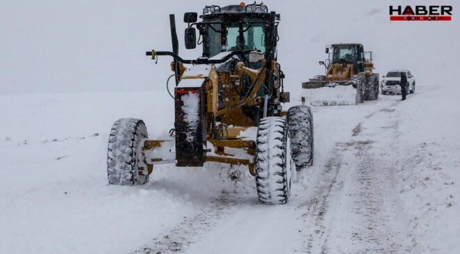 Kar esir aldı… 4 ilde 539 yerleşim yerine ulaşım sağlanamıyor