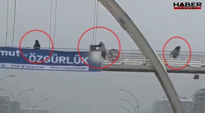 Kar topu atan çocukları darbetti: Tutuklandı!