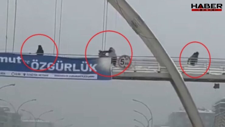 Kar topu atan çocukları darbetti: Tutuklandı!