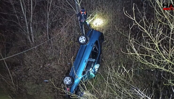 Kocaeli’de acı olay: Sarısu Çayı’na uçan otomobil can aldı