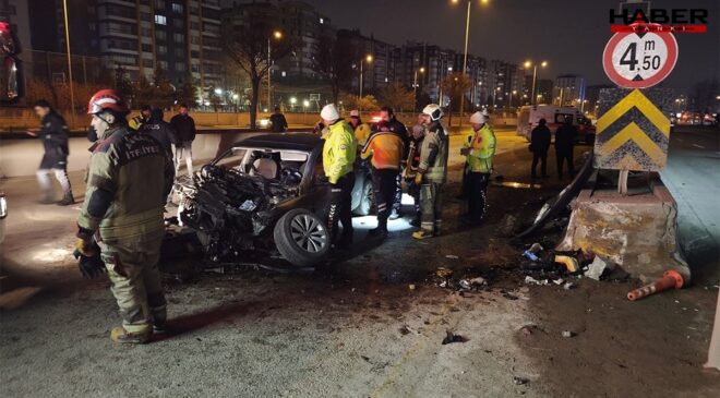 Kontrolden çıkan araçta can pazarı: 1 ölü, 2 yaralı