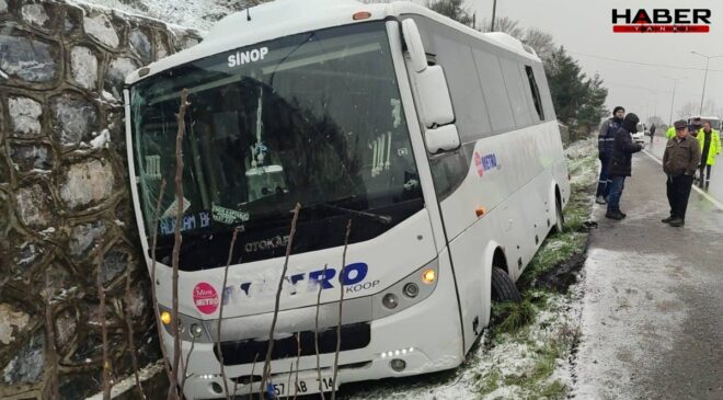 Otobüs kazazedelerin arasına daldı: Bir kişi öldü