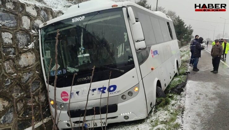 Otobüs kazazedelerin arasına daldı: Bir kişi öldü