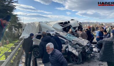 Samsun'da 4 aracın karıştığı kazada 1 ölü, 3 yaralı var