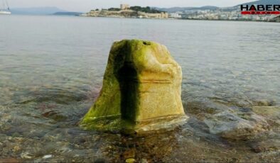 Sular çekildi, 1700 yıllık tarih ortaya çıktı