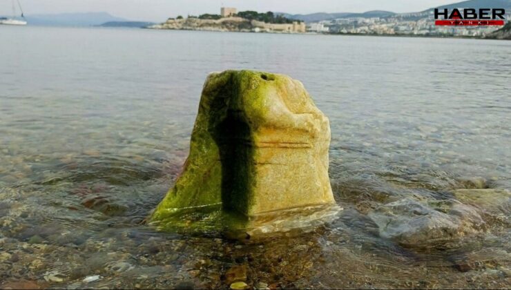 Sular çekildi, 1700 yıllık tarih ortaya çıktı