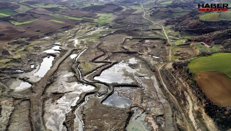 Tekirdağ'da endişelendiren görüntü! Baraj 'ölü hacme' düştü