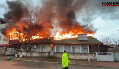 Tokat’ta yangında mahsur kalan kedinin imdadına itfaiye yetişti