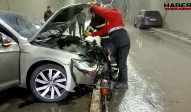 Tünelde zincirleme kaza can aldı