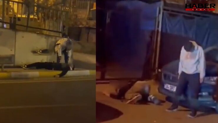 Video Pendik'te çekildi, kimse korkudan yanlarına yaklaşamadı